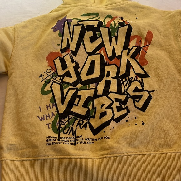 Zara New York Graffiti hoodie size 4 - Picture 5 of 6